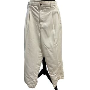 Havana‎ Jack's Rayon Pant Straight Leg preppy capsule Party cream Men Sz 40 X 32